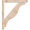 Ekena Millwork Funston Arts and Crafts Smooth Bracket w/ Offset Brace, Douglas Fir, 5 1/2"W x 42"D x 48"H BKT0604X42X48FST03SDF - alternate 3